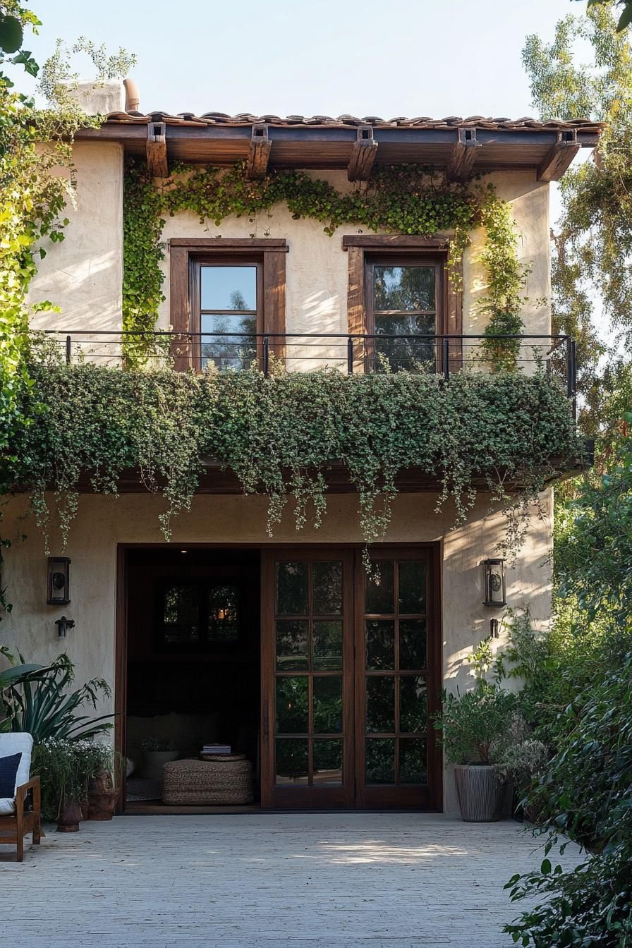 Reclaimed Wood Cabins Wrapped in Climbing Ivy - photo 2