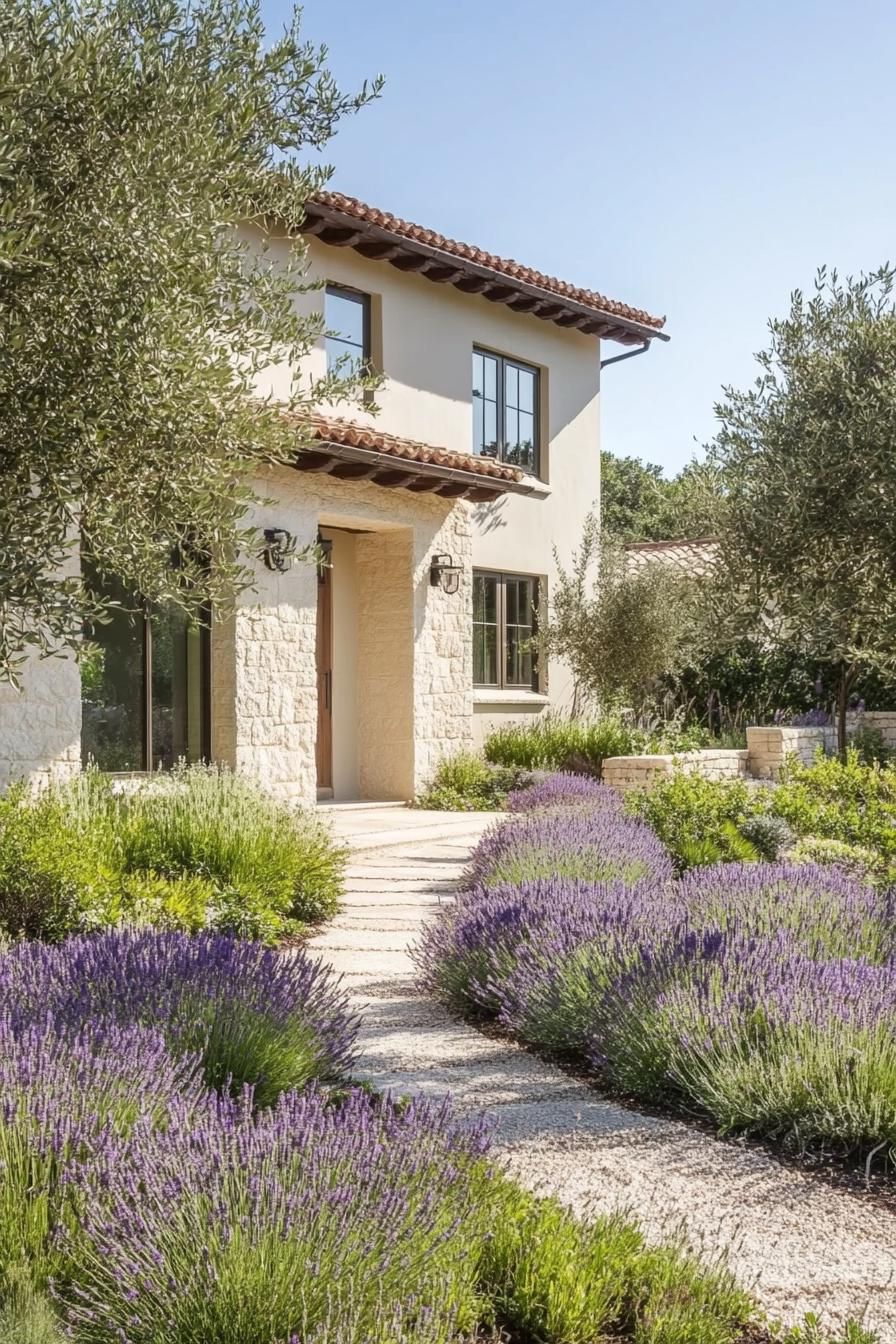 Landscaping With Olive Trees and Lavender - photo 2