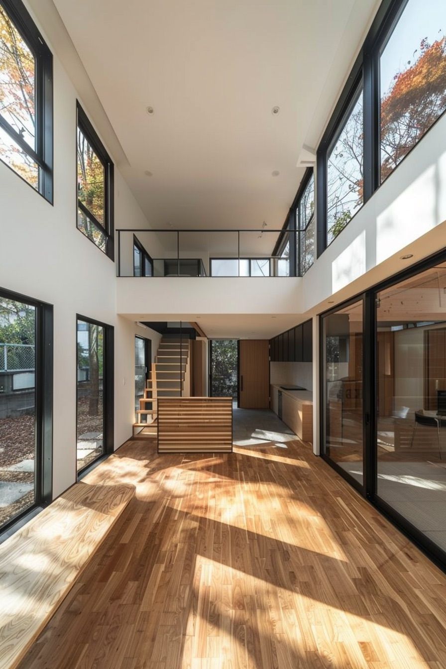 Lofted Rooms Overlooking the Courtyard