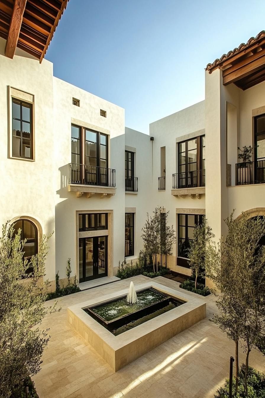 A Blissful Spanish Mediterranean Courtyard