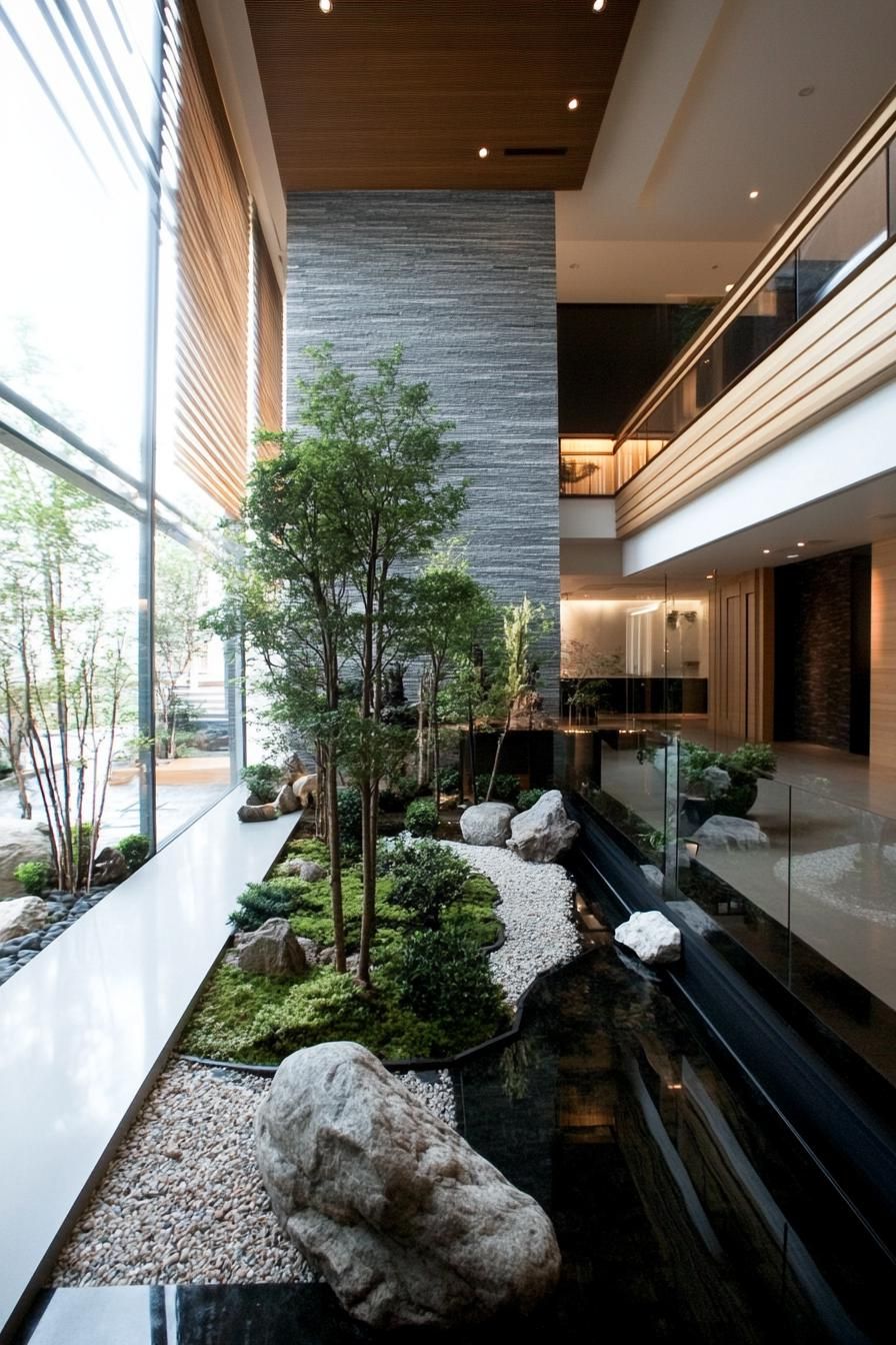 Zen Garden Featuring a Koi Pond - photo 4