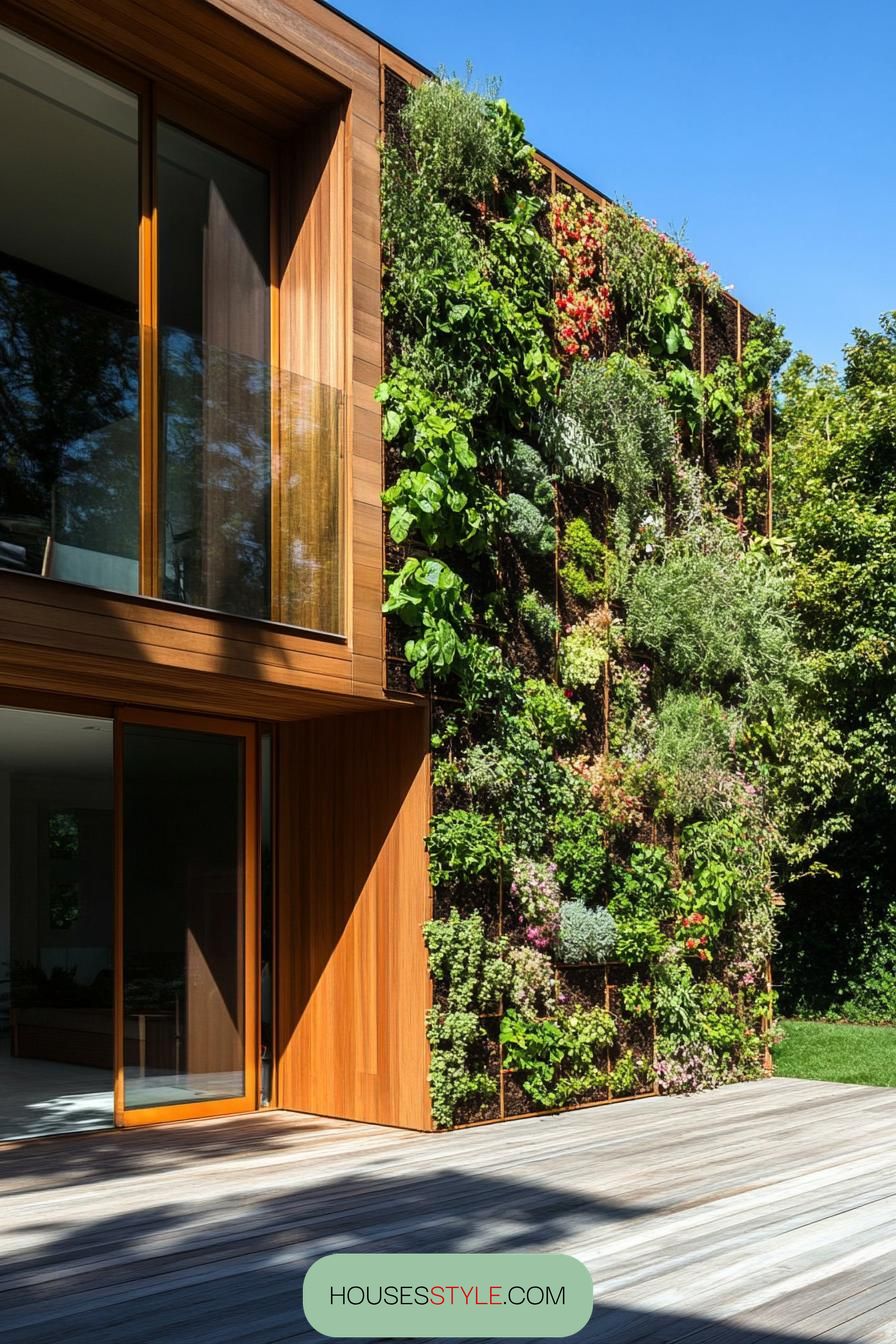 Herb Wall Grown Vertically - photo 4