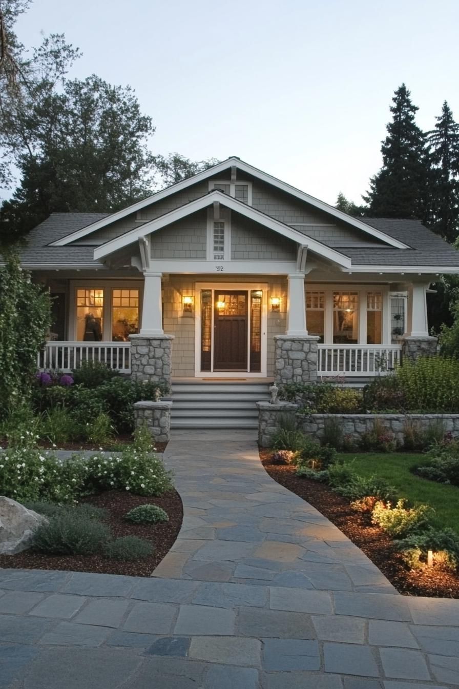 31 Lovable Craftsman Houses and Their Exterior Designs - photo 19