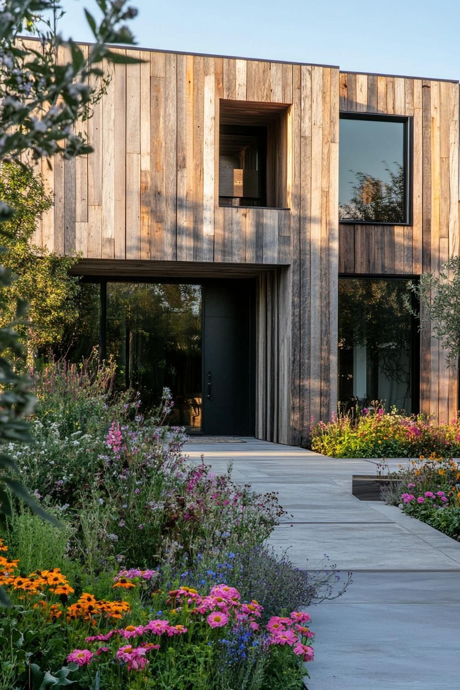 Recycled Material Home Facades