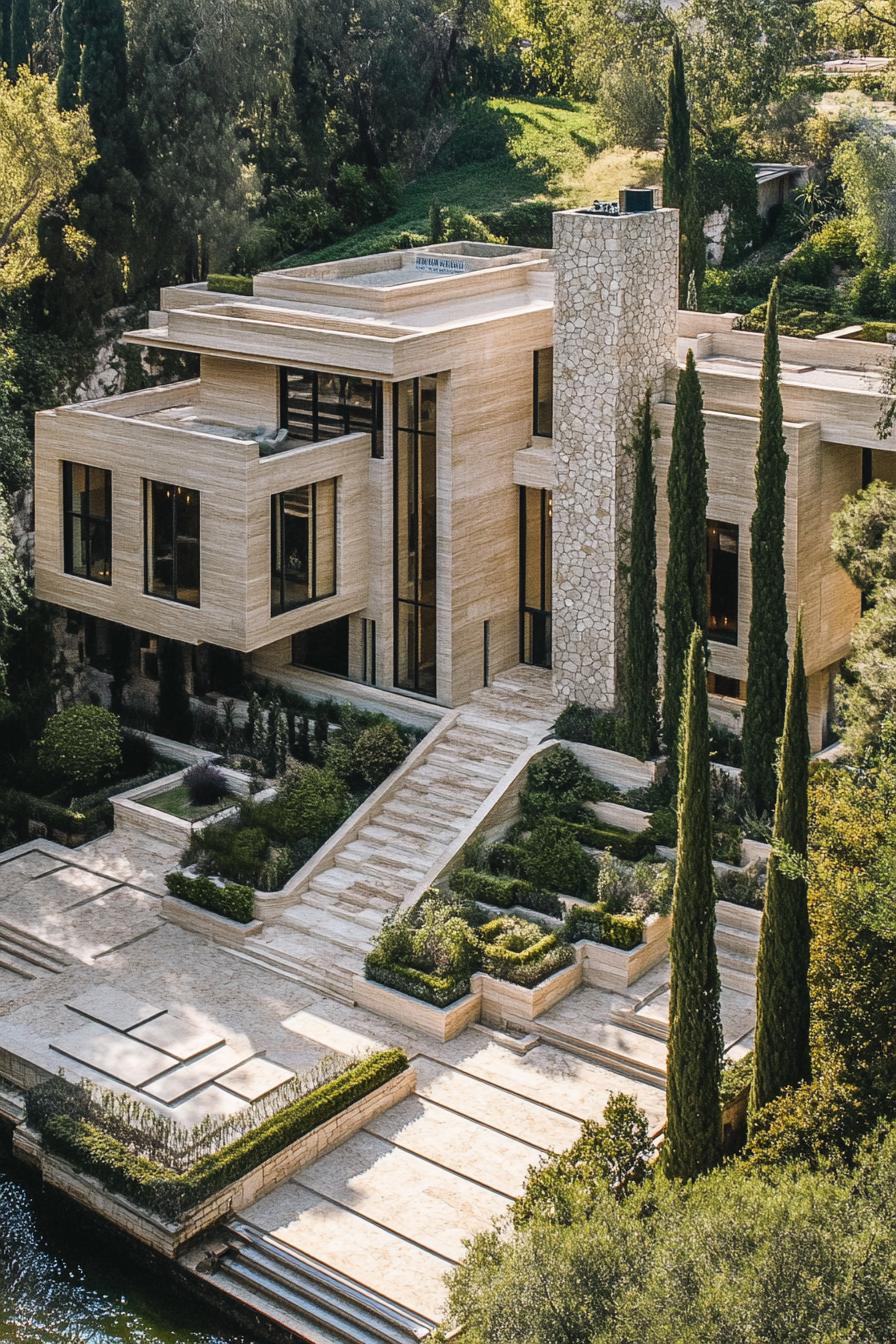 60) Nature-Framed Luxury Living
