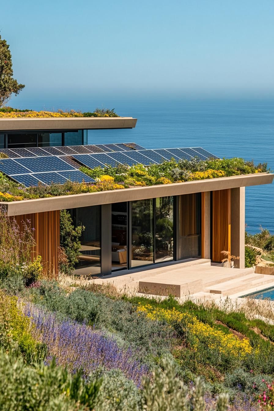 Flat Roofs With Gardens and Solar Panels - photo 4