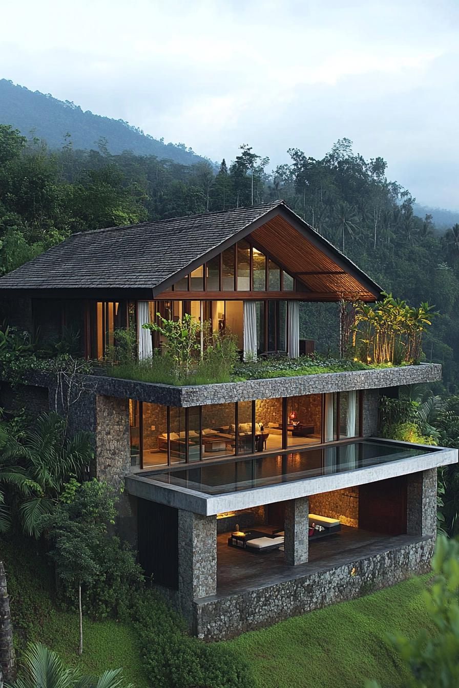 Stone and Timber Home With Rooftop Garden - photo 2