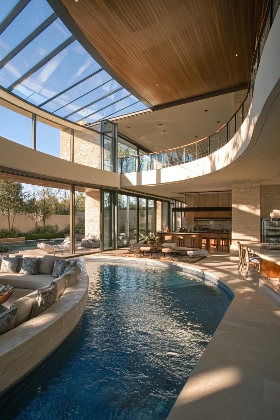 Sky-Lit Indoor Oasis With Grand Views