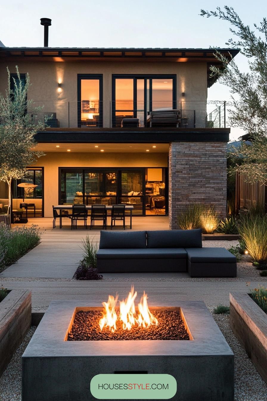 Lounge Area Around a Fire Pit - photo 2