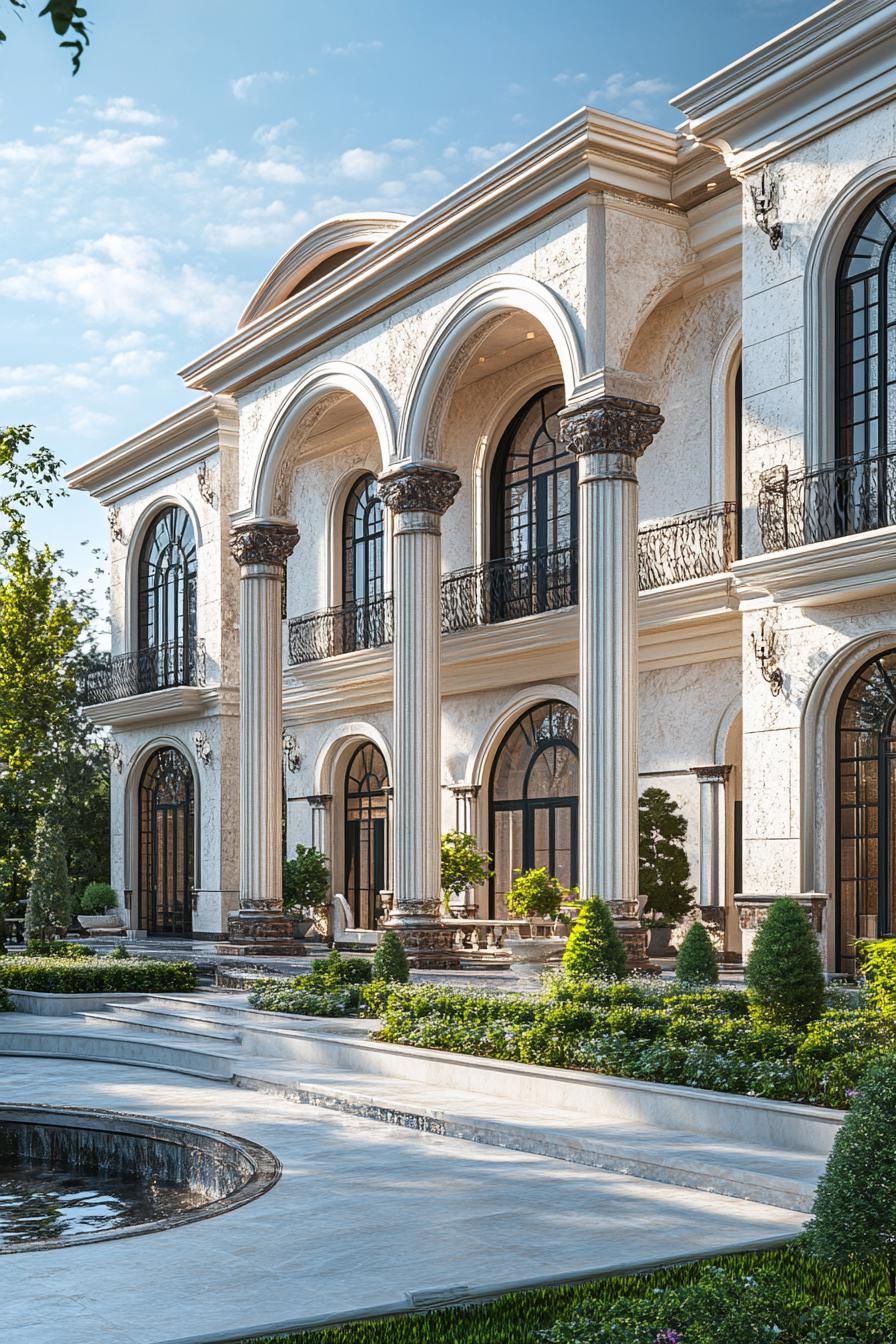 Villa Featuring Grand Columns