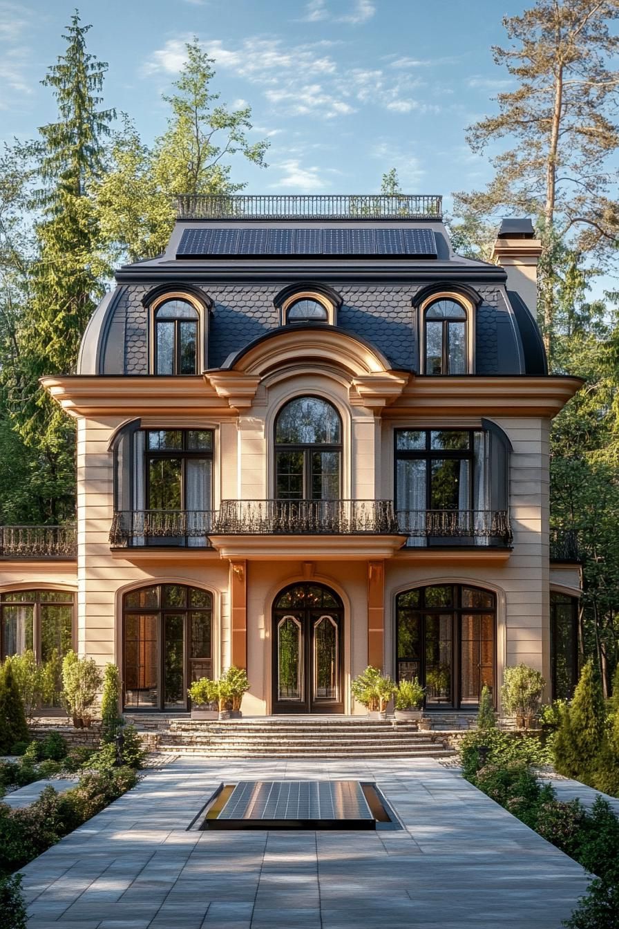 Mansard Roofs With Solar Panels - photo 4