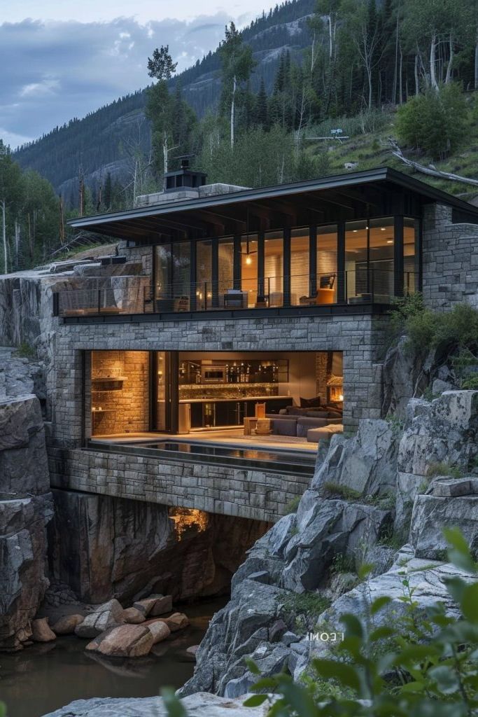 Cabins With Underground Living Levels