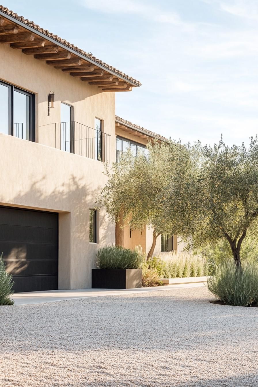 Earth-toned Stucco Walls for Warmth