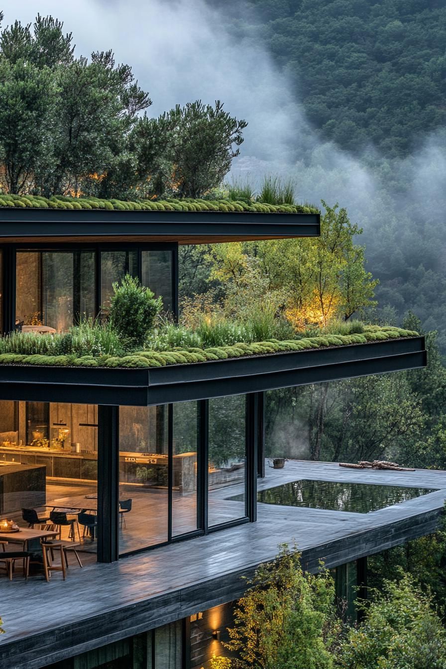 Green Rooftop Oasis at the Lodge