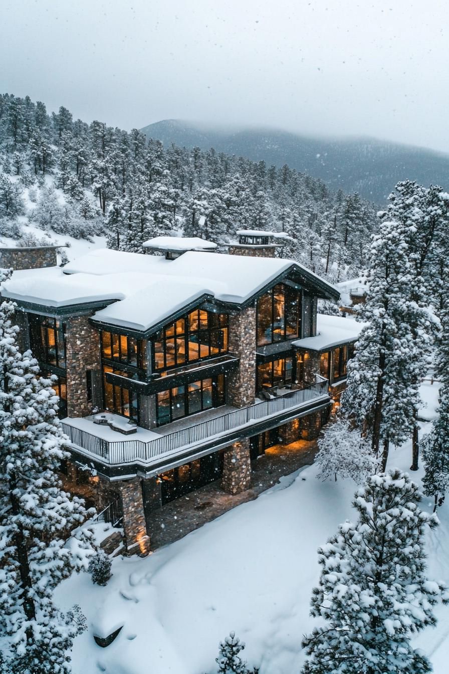 A Mansion Built for Winter Wonder