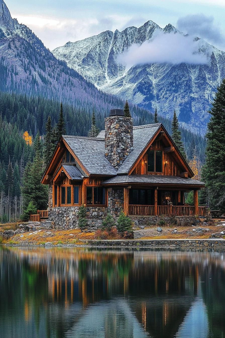 A Lodge Set Among the Enchanted Peaks