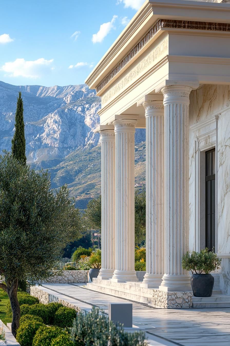 Parthenon-Style Modern Home