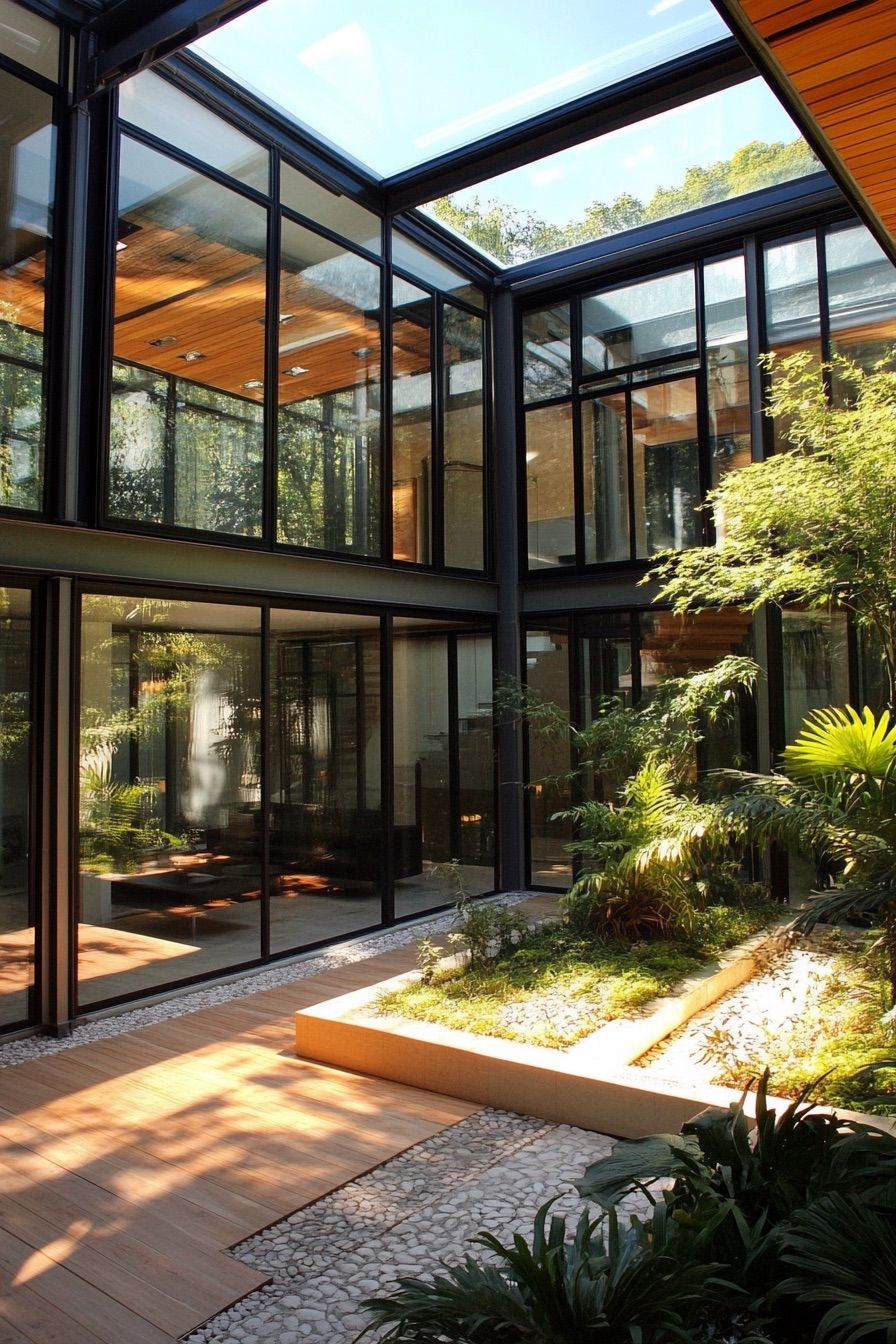 Glass-roofed Patio Designs - photo 3