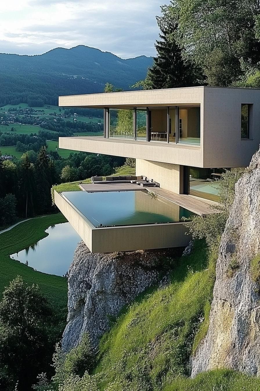 Cantilevered Living Spaces Over the Hillside - photo 4