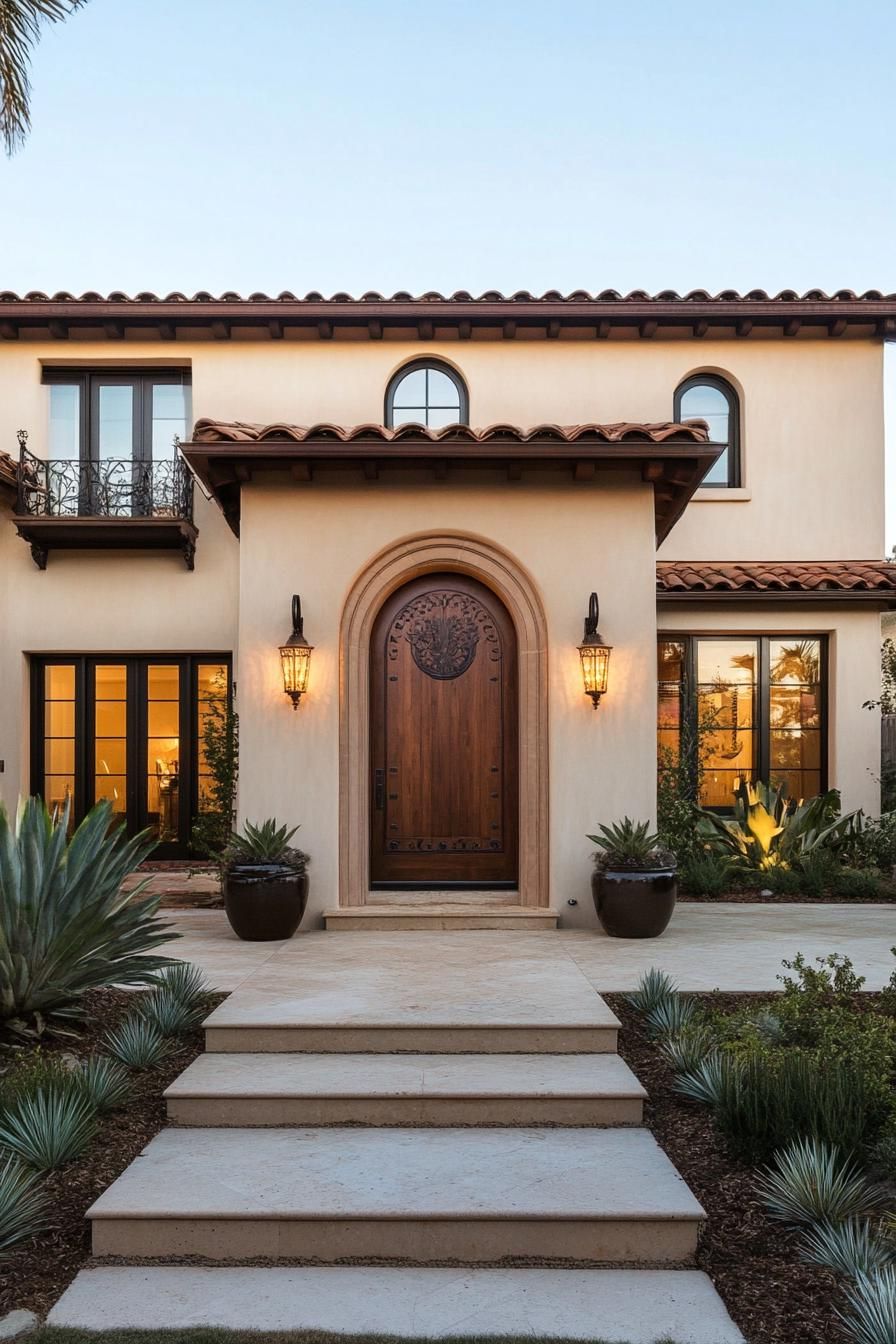 Grand Carved Entry Doors