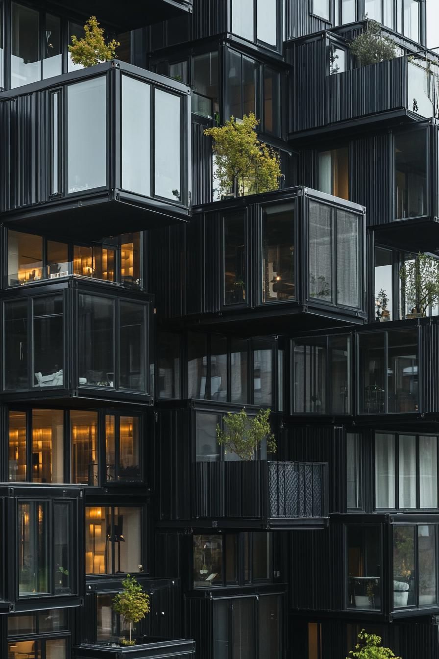 A Puzzle of Stacked Container Cubes