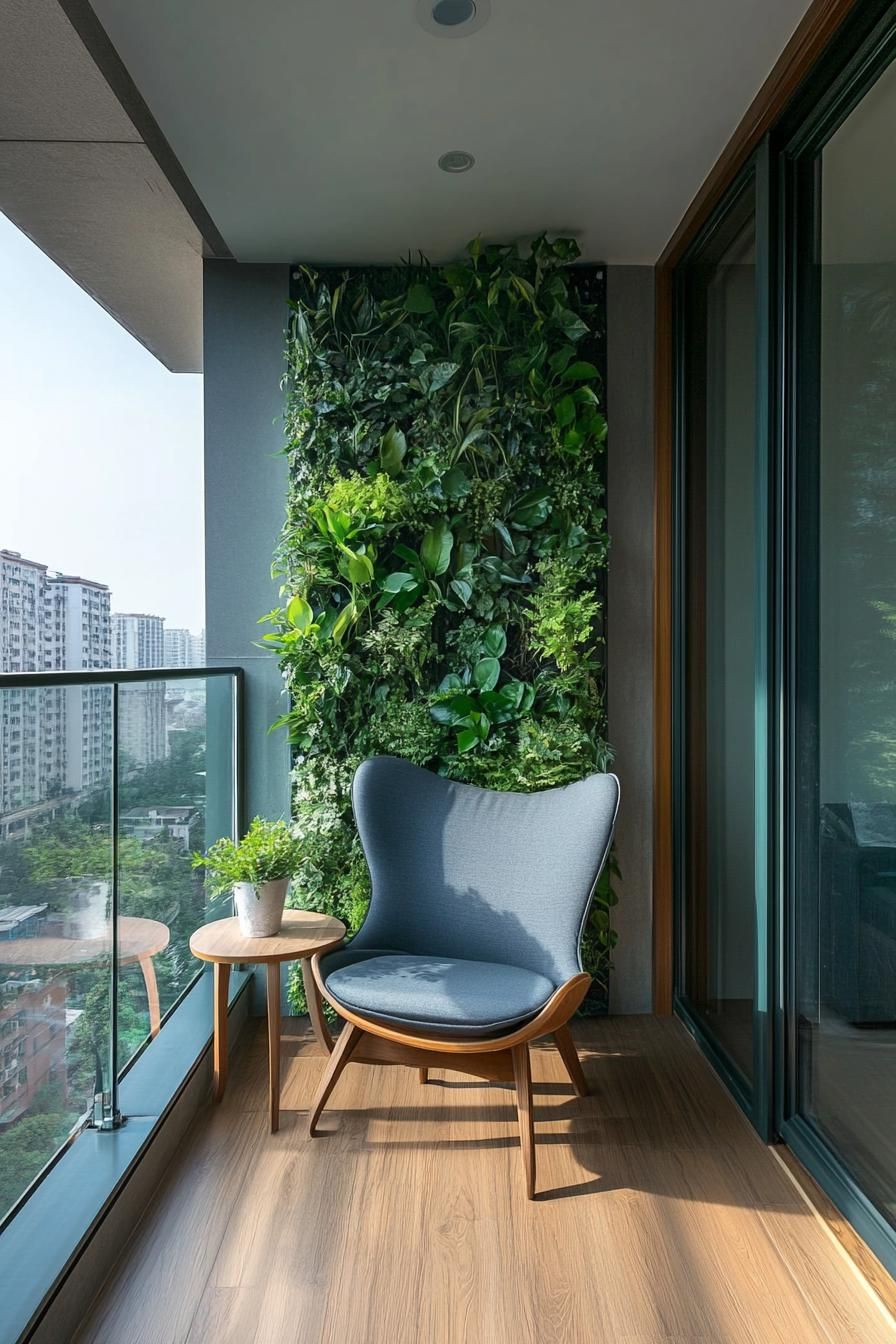 Eco-friendly Balcony With Vertical Garden Walls - photo 2