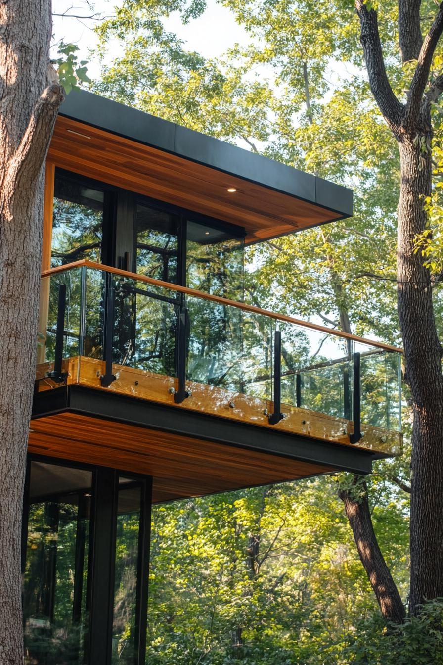 Treehouse With Glass-walled Wraparound Balcony - photo 3