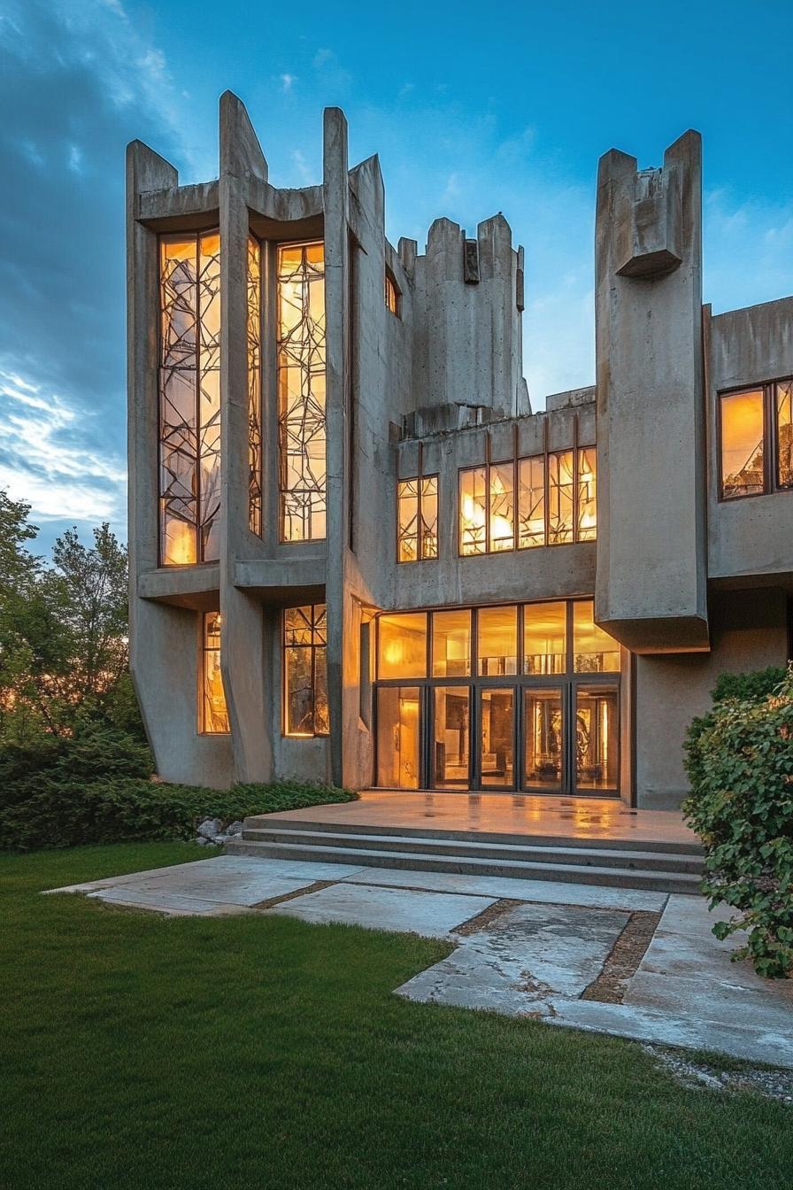 Minimalist Concrete Bastion