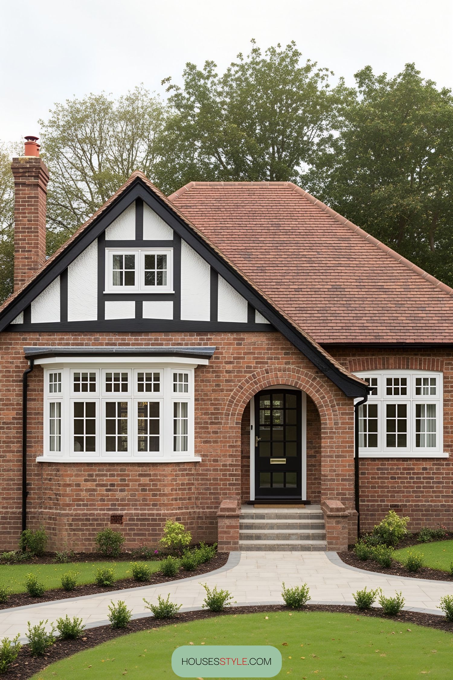 9) A Brick Bungalow Dream Setting