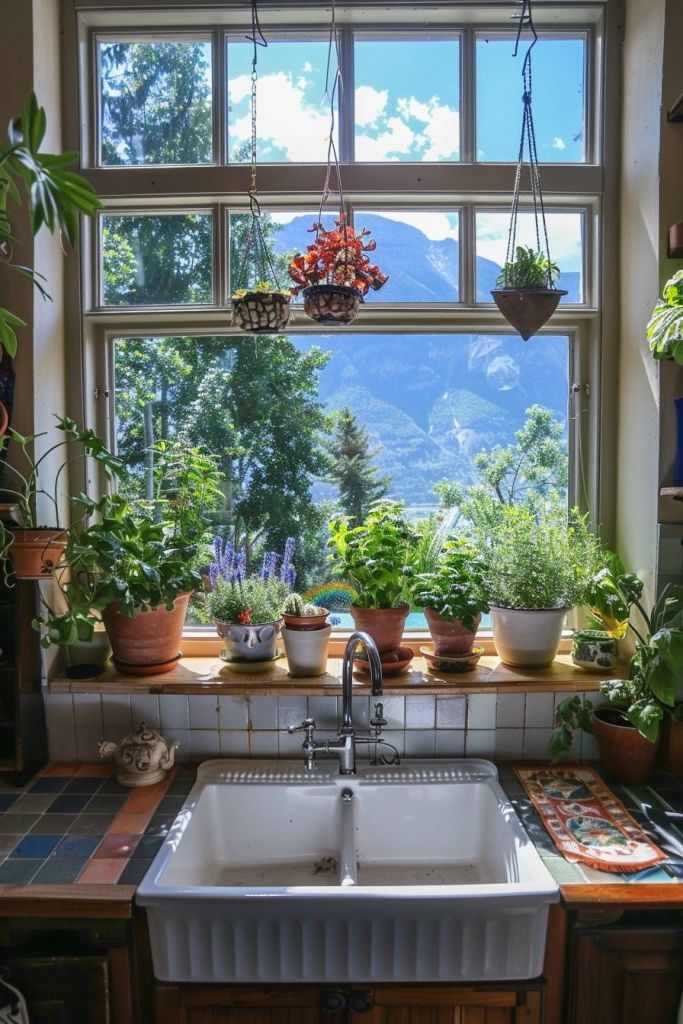 A Hanging Herb Garden by the Windows - photo 2