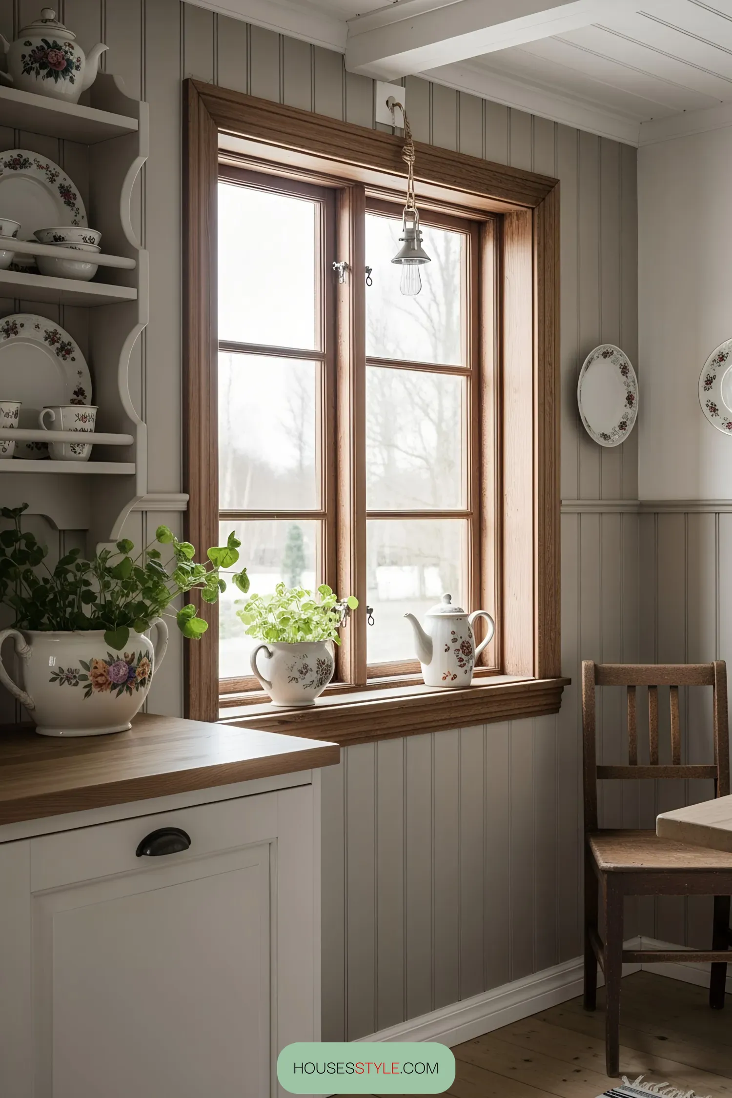 A Rustic Nook with Vintage Swedish Charm