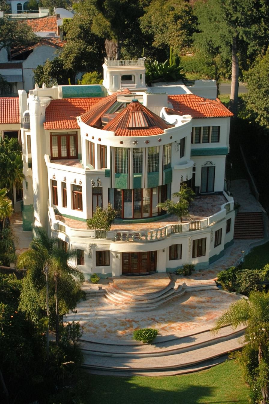 Retro-Vintage Mansion With Classic Style
