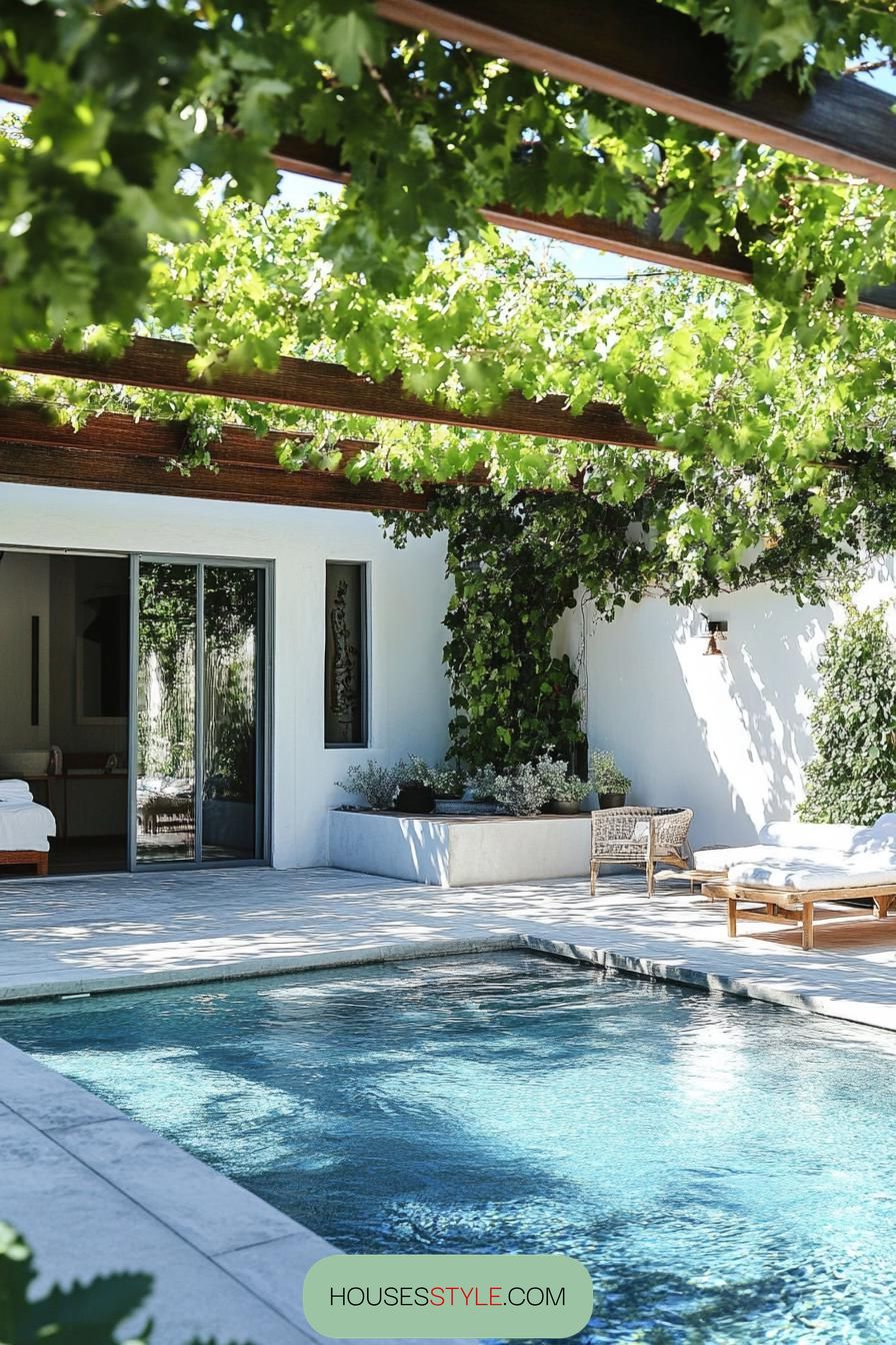 Vine-Covered Pool Retreat - photo 3