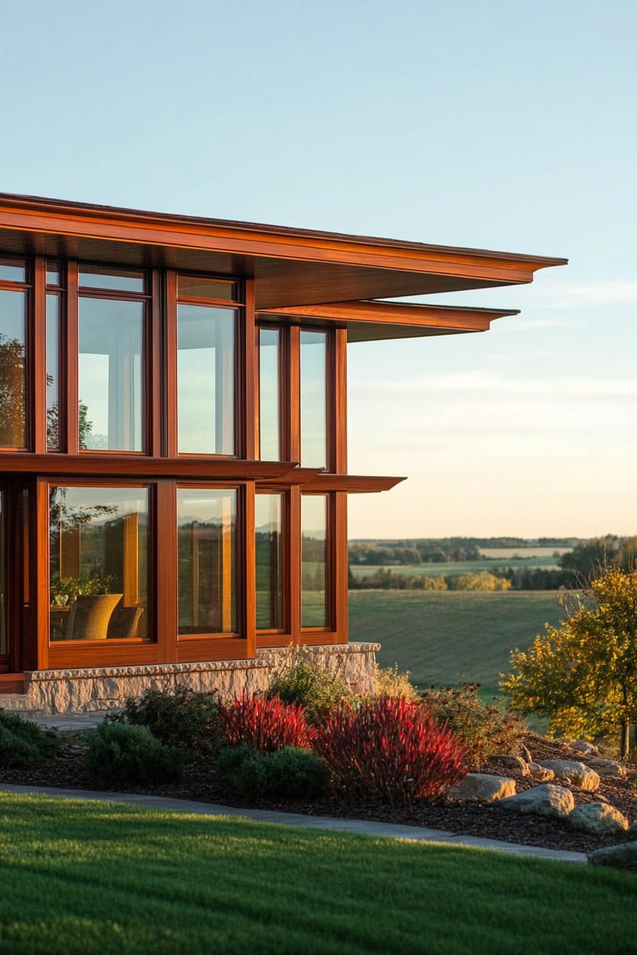 Wood-Framed Windows and Large Glass Panes - photo 2