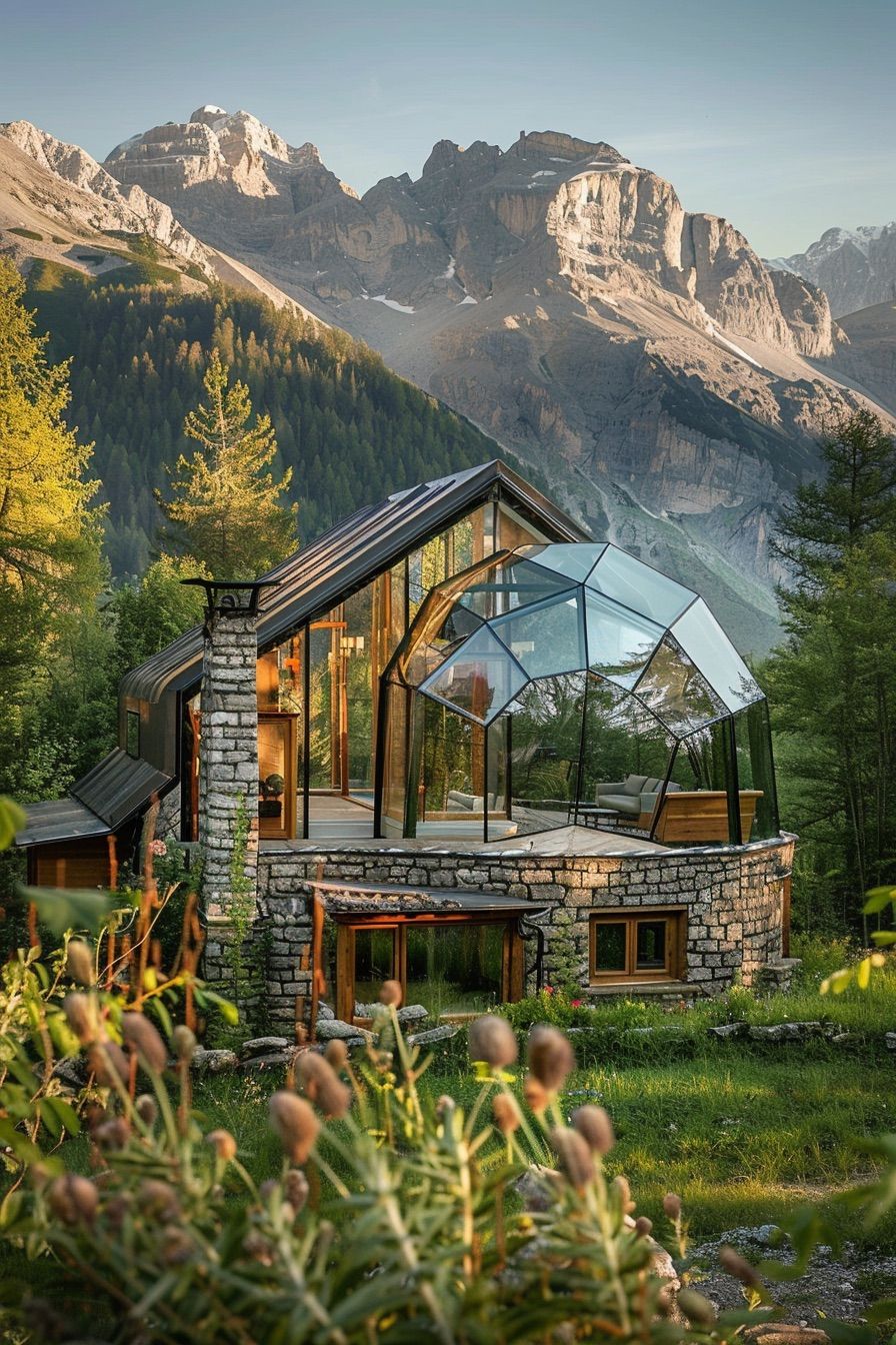 Solar-Powered Dome Glass Cabin - photo 3