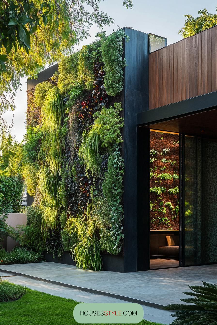 Herb Wall Grown Vertically