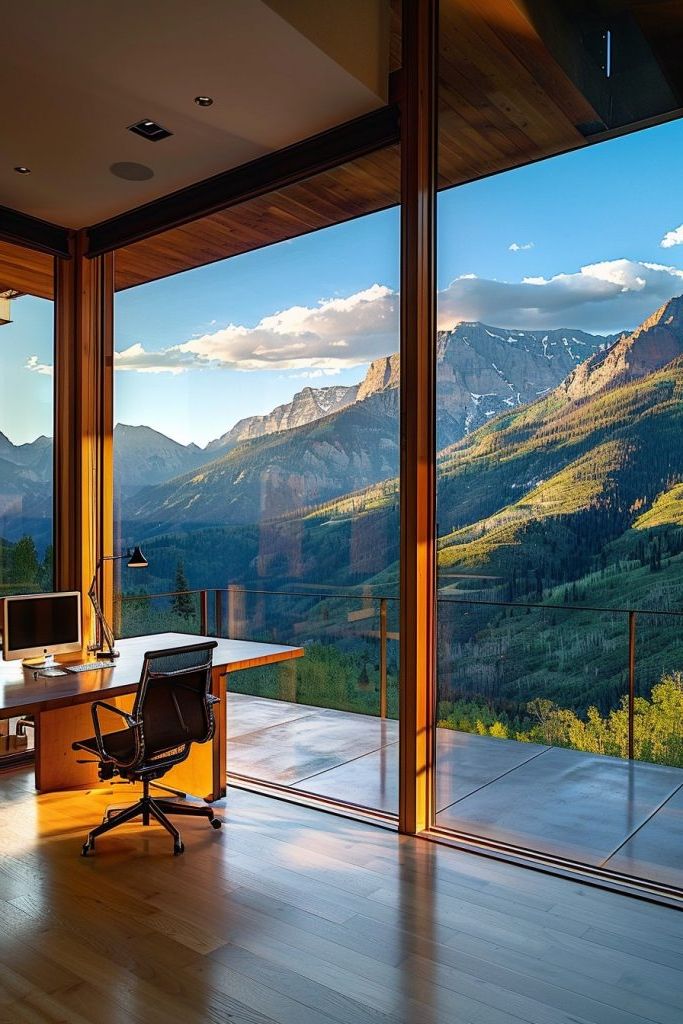 Office With a Wrap-around Verandah