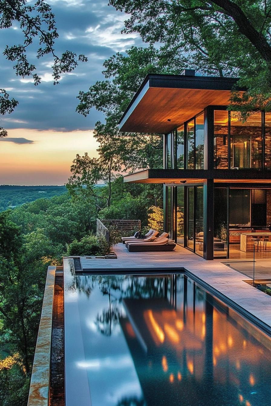 Modern Minimalism With Glass Walls