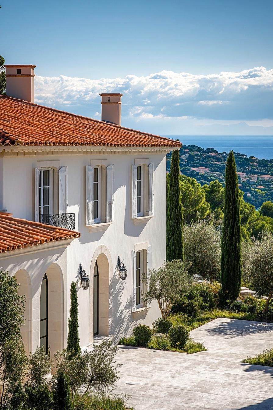 Warm Terra-Cotta Roof Tiles