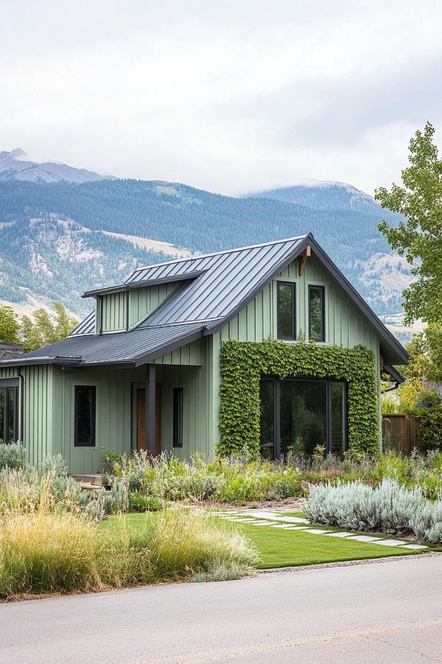 Pale Green Facades With Vertical Garden Walls - photo 4