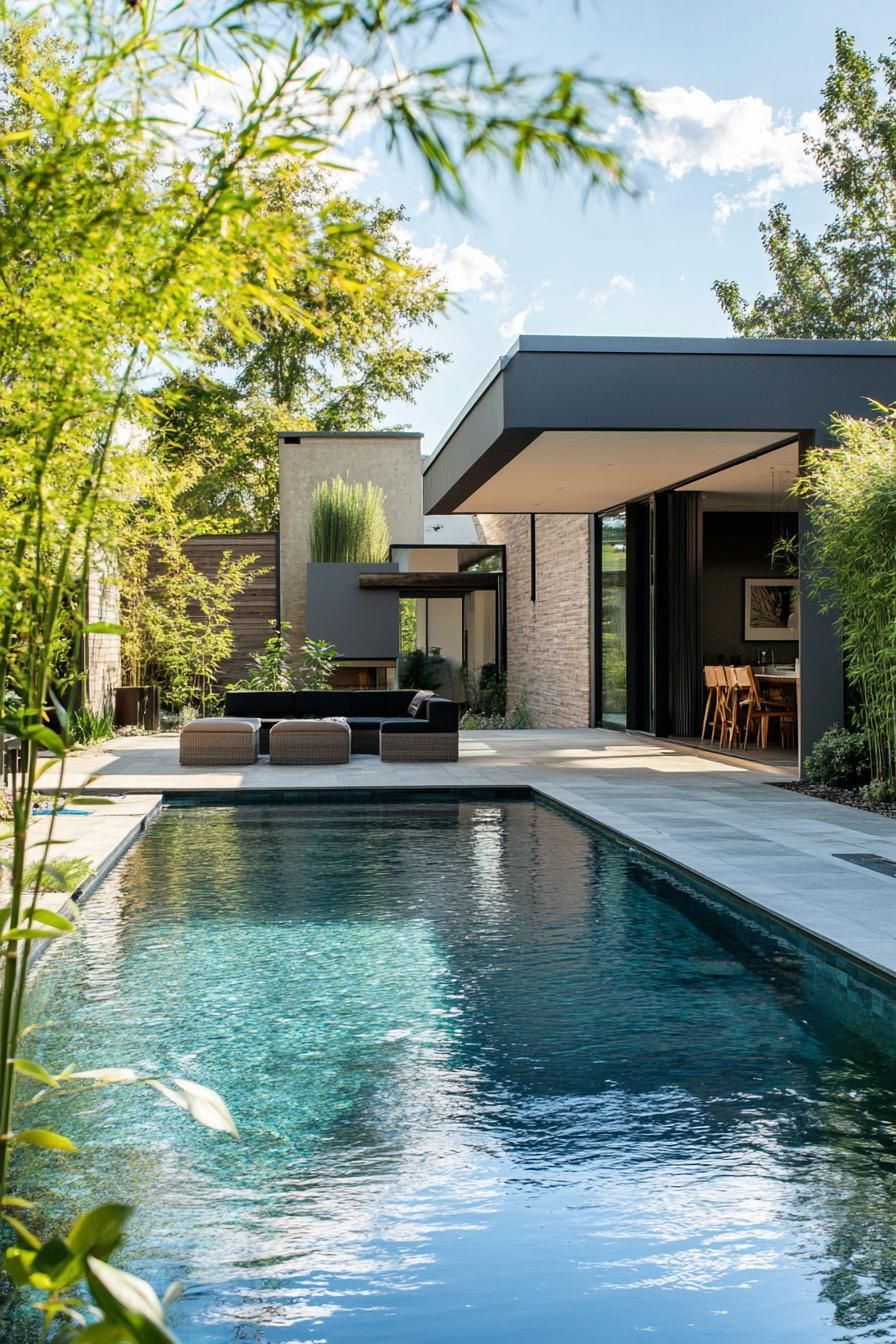 Zen Garden With Bamboo Accents - photo 3