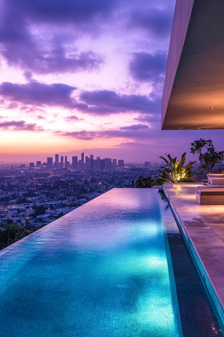 City Skyline Views From an Infinity Edge Pool - photo 3