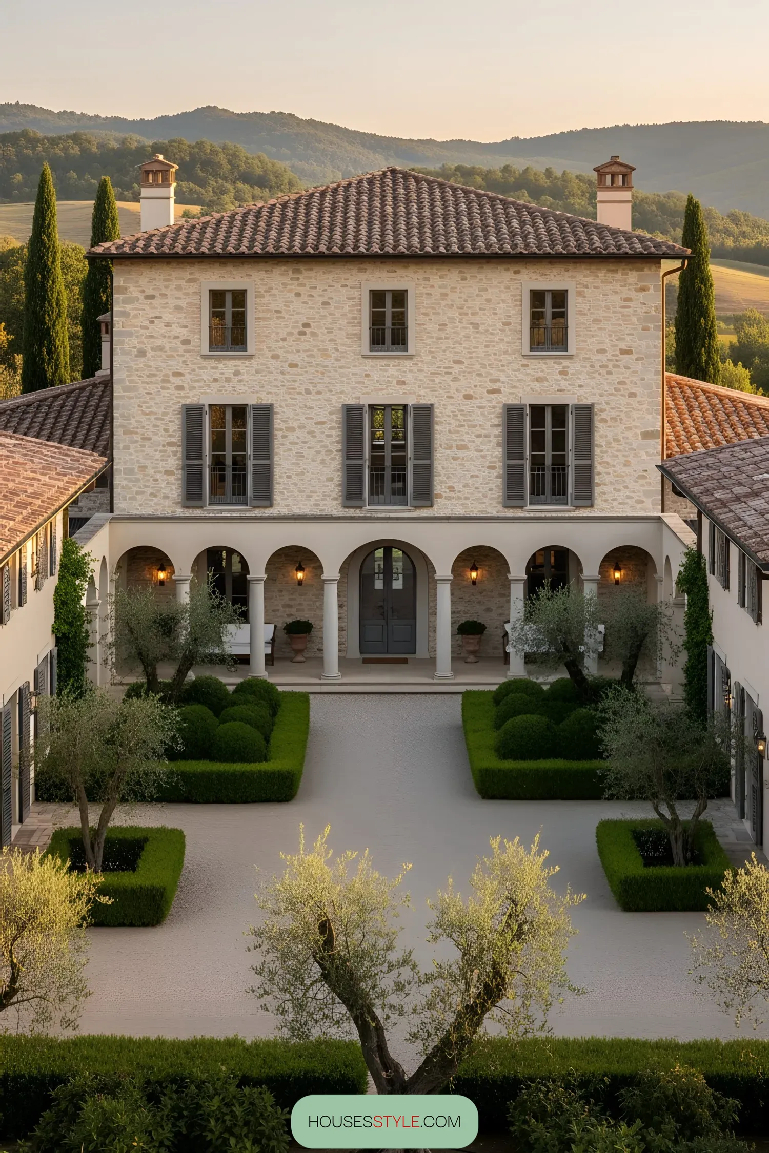Stone Villa Tucked Into Quiet Hills