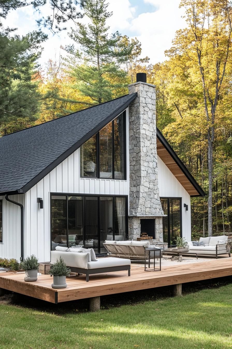 Rustic Retreat With Chic Modern Details