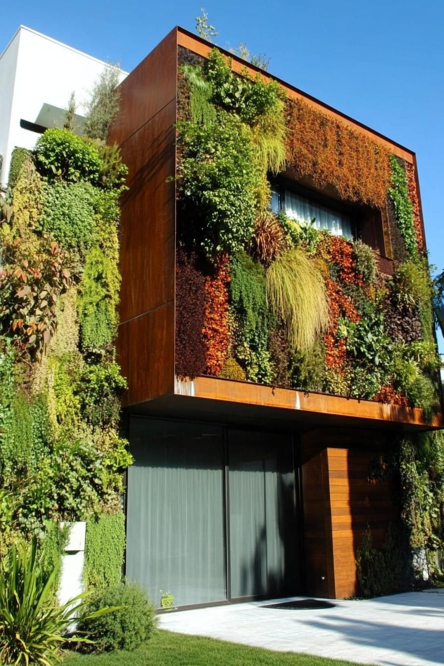 Living Wall Facades With Metallic Trim - photo 2