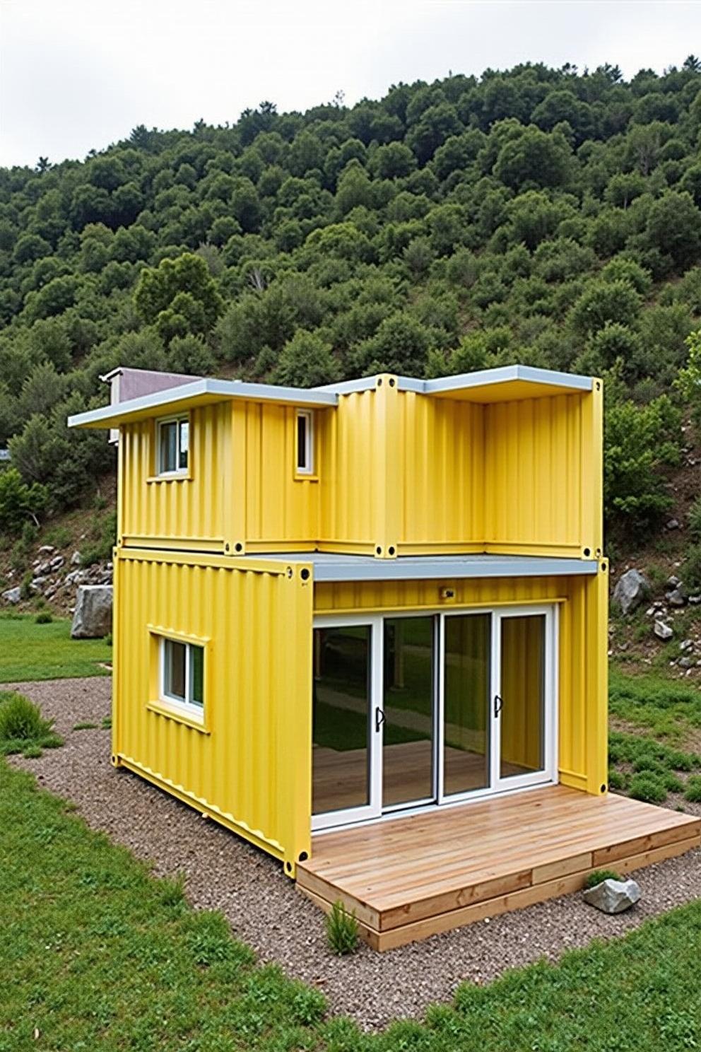 A Pop of Cheer: Sunny Steel Retreat