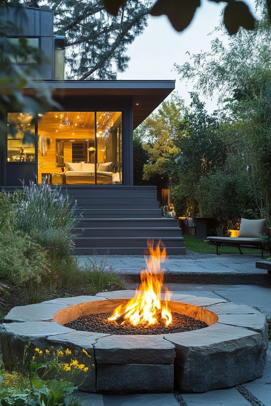 Fire Pit Lounge Setup - photo 3