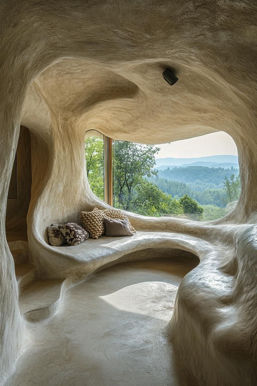 A Cave-Inspired Organic Dream Home
