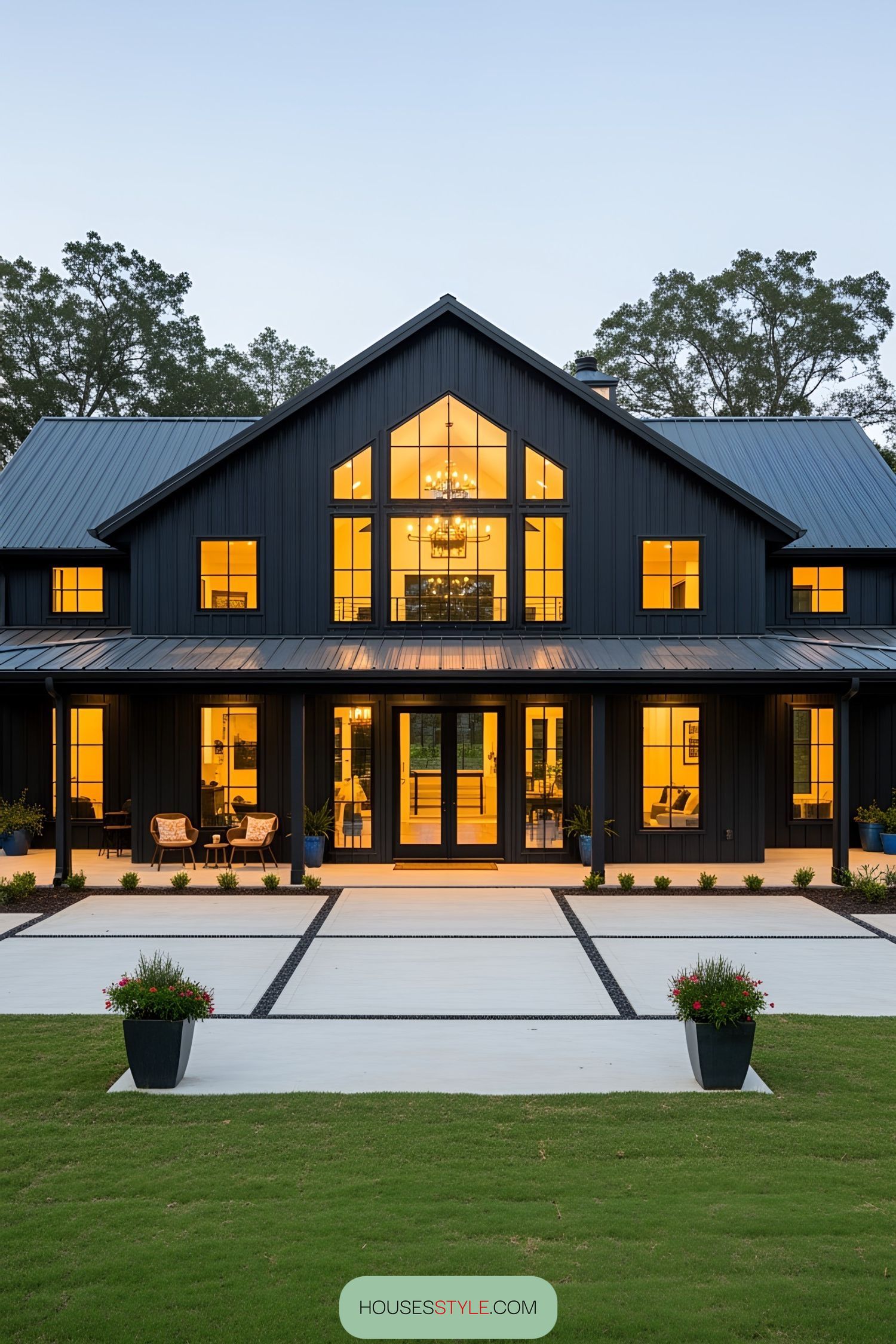 Jet Black Barn Retreat