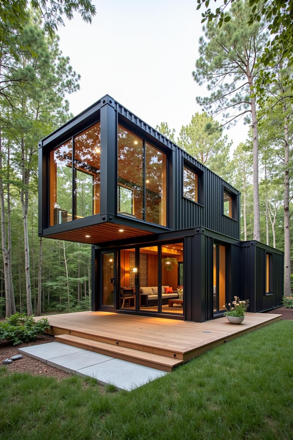 Woodland Cubes With Industrial Chic